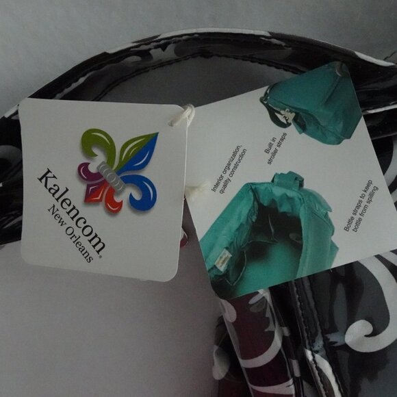 Kalencom Baby Diaper Bag + Bottle Bag Zip Pouch Changing Pad Accessories - Picture 9 of 12